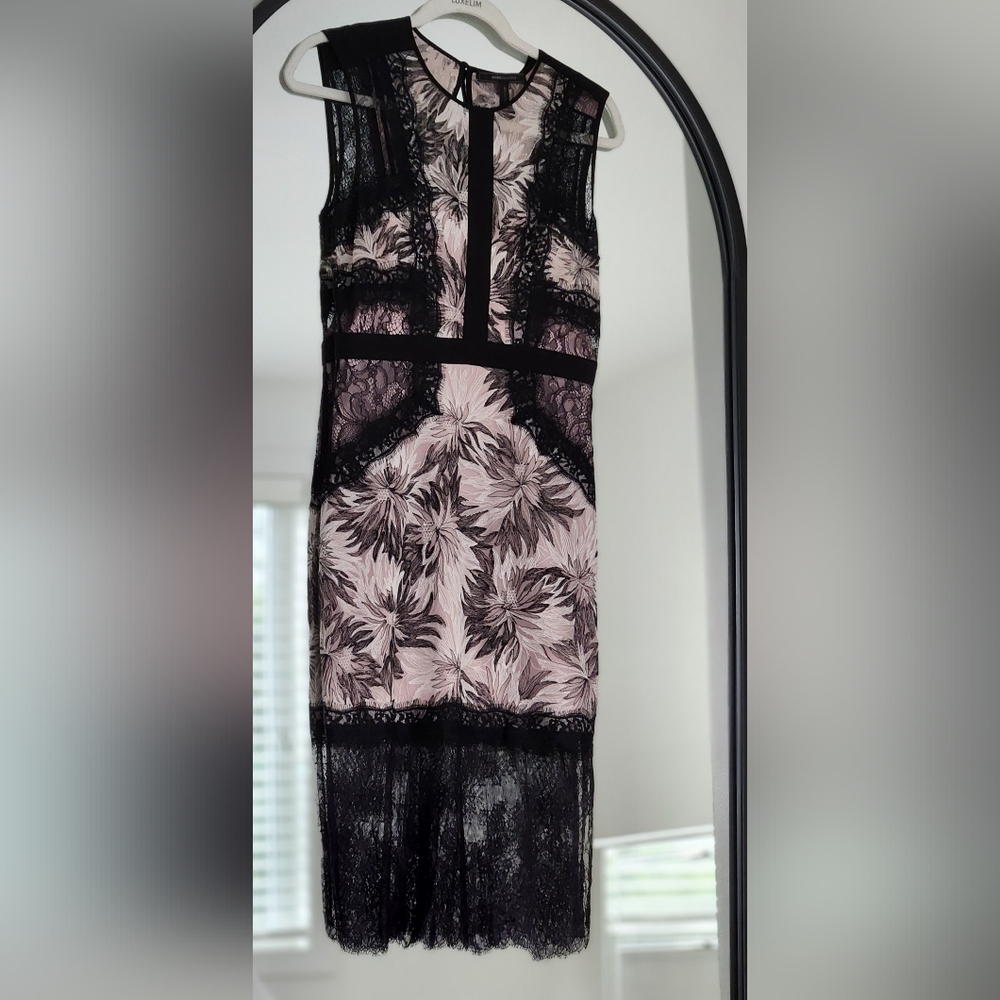 Bcbg dress with lace detail